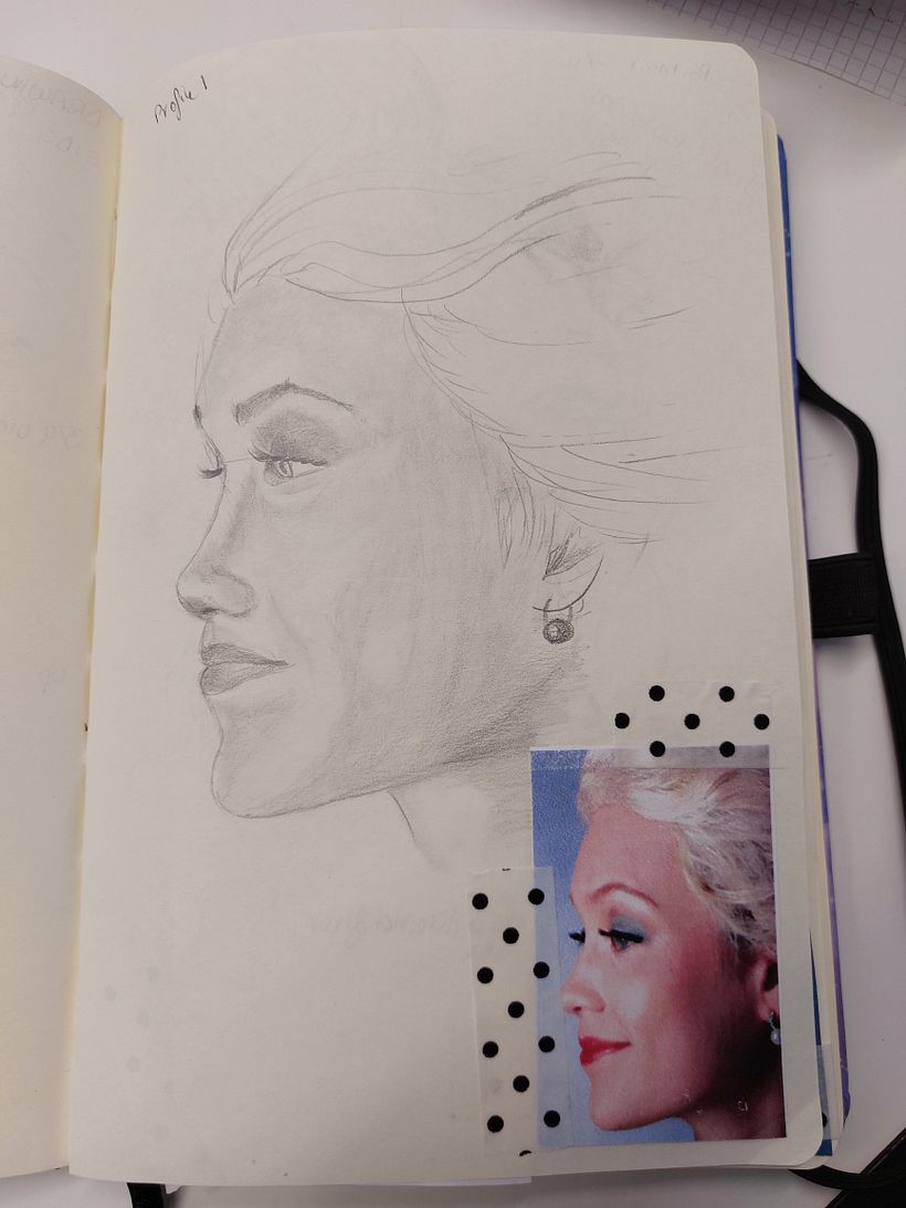 My project for course: Portrait Sketchbooking: Explore the Human Face 3