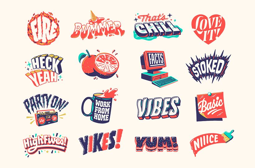Full Sticker Collection