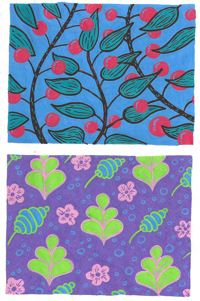 Practicing interlacing and more patterns