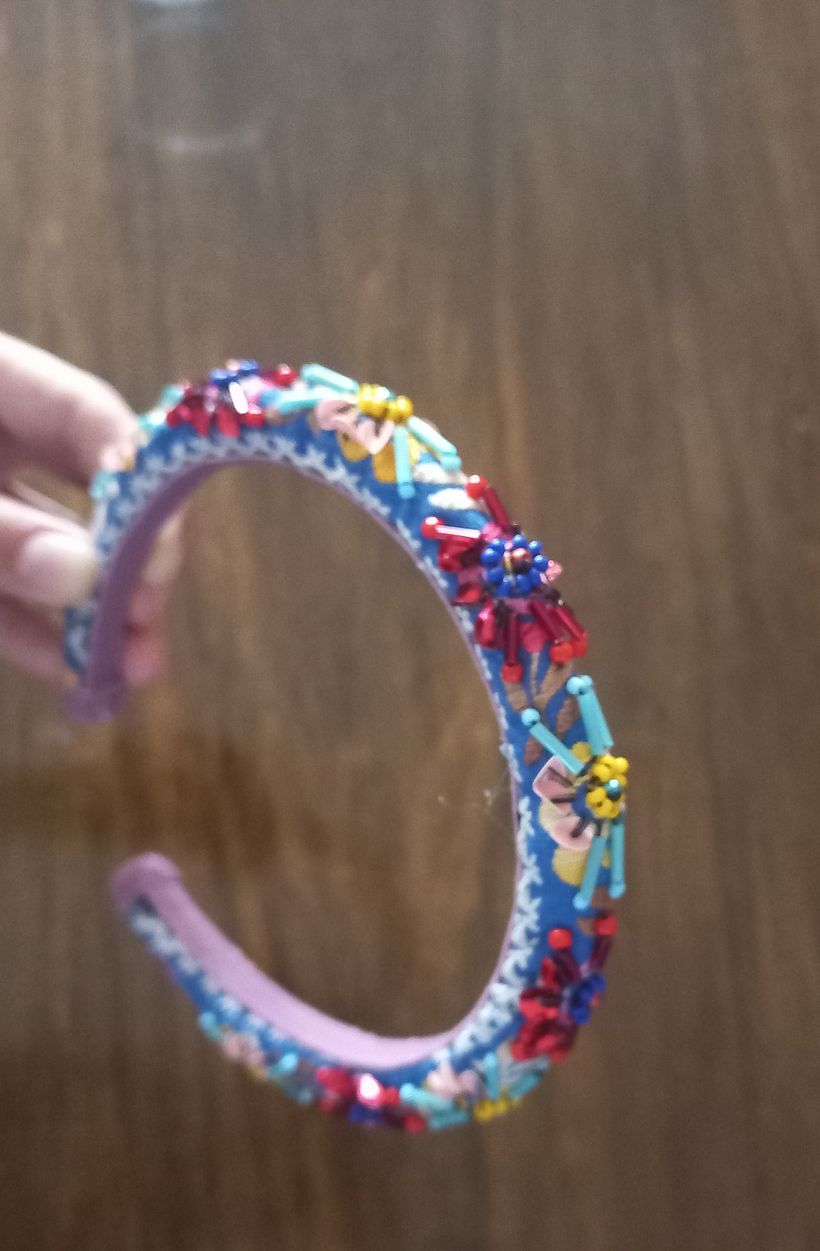 My project for course: Beaded Embroidery: Create Hair Accessories - Diseño de complementos