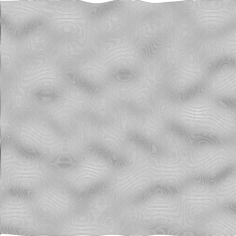 Decreasing amplitude of noise makes the effect more subtle