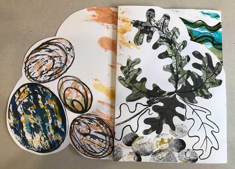 My project for course: Experimental Illustration with India Ink and Acrylics 8