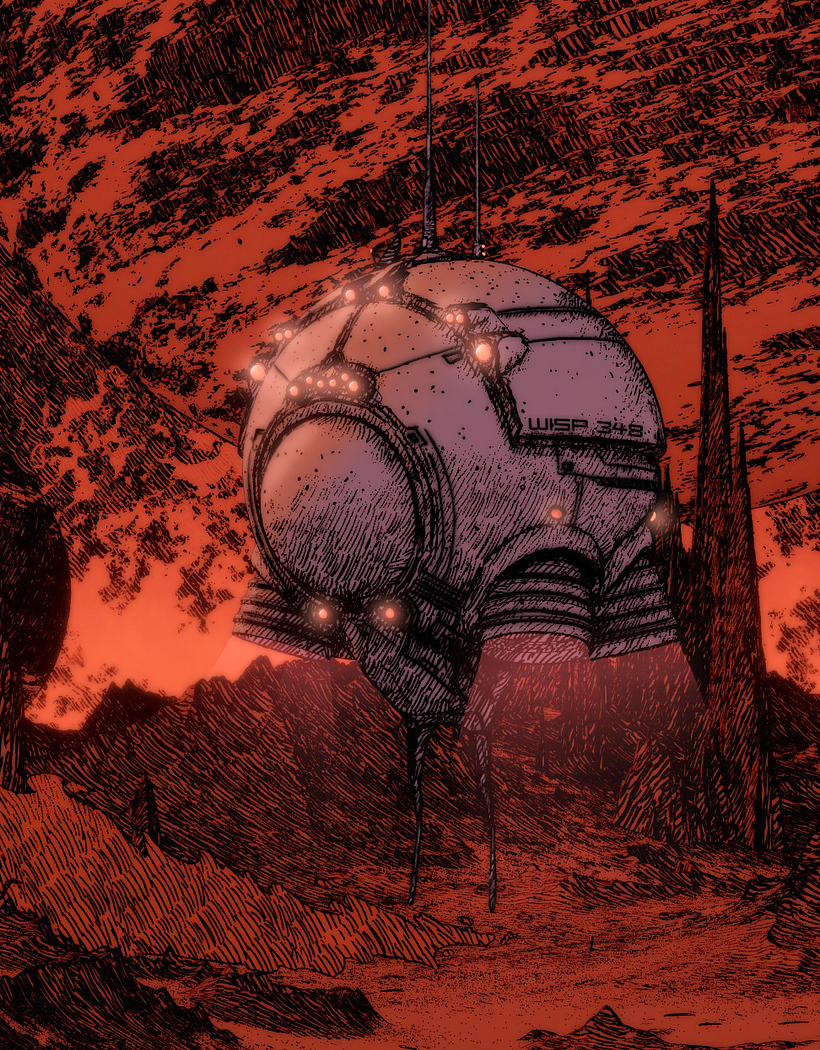 I had built and tested out this ship for the scene, but i just wasnt quite happy with it. In the end I removed it.