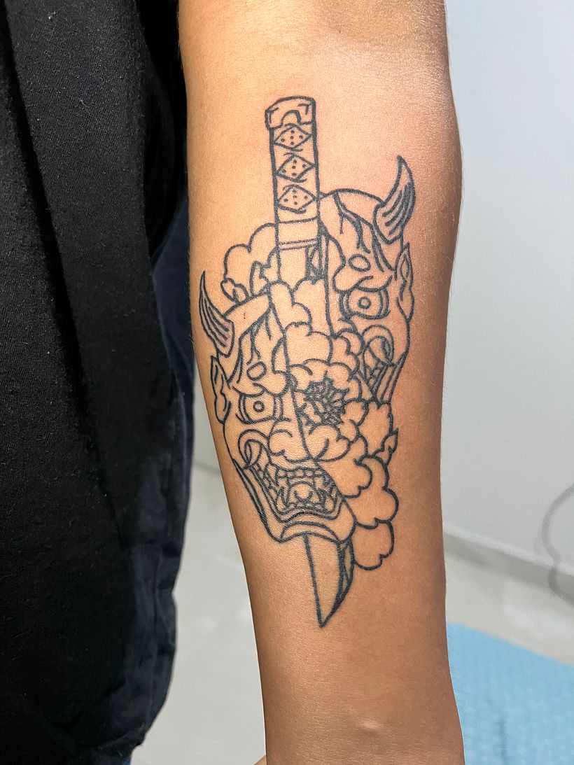 Primeira Tattoo em pele humana