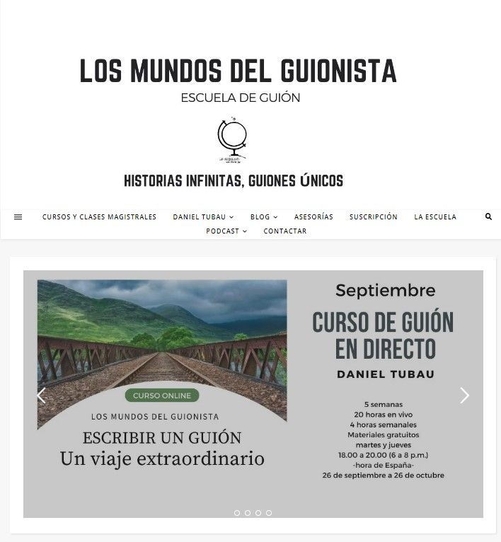 Visita nuestra escuela Los mundos del guionista