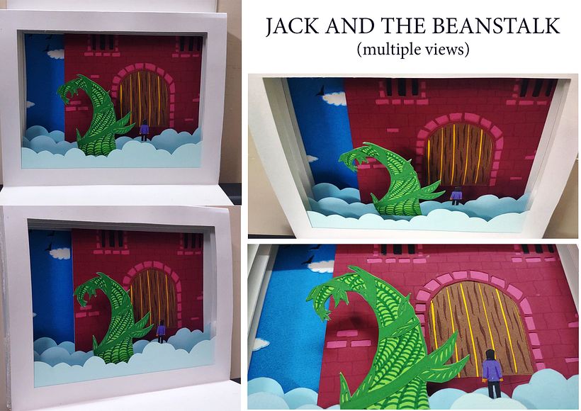 Paper Cutting: Create Paper Scenes with Depth (Jack and the Beanstalk) 1