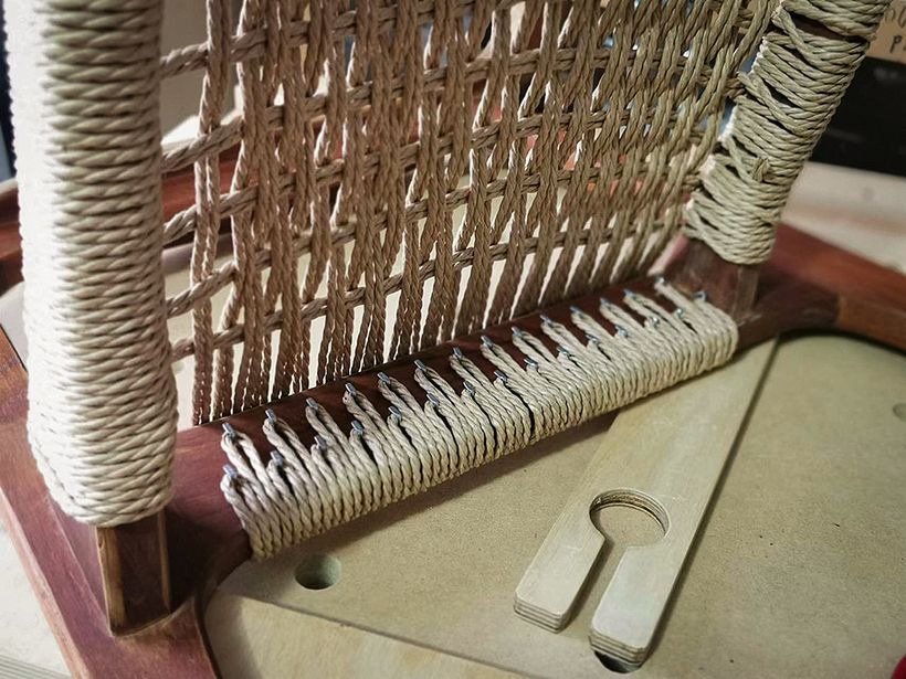 My project for course: Furniture Design: Introduction to Danish Cord Weaving 6