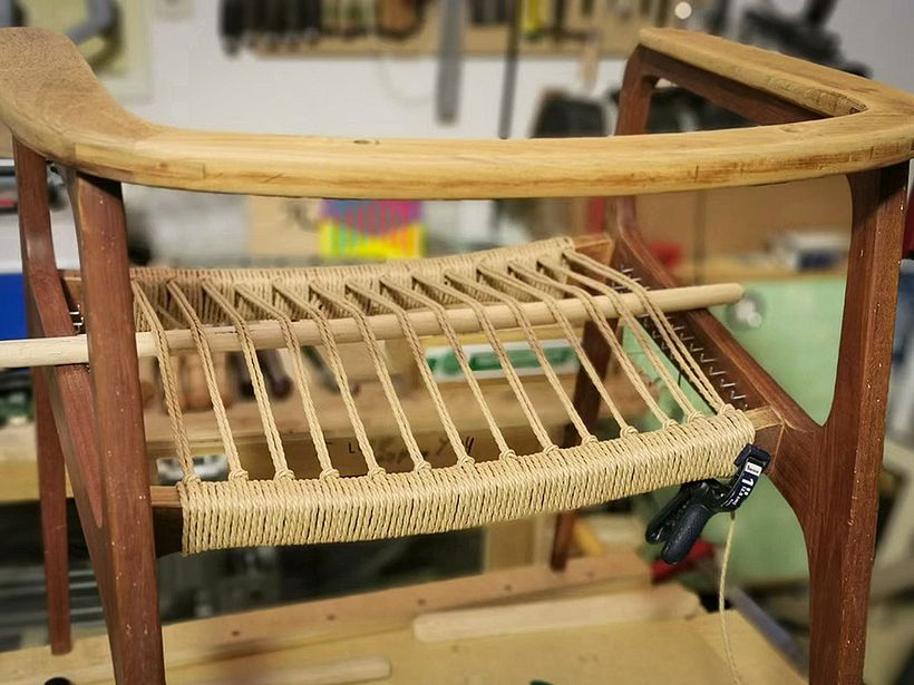 My project for course: Furniture Design: Introduction to Danish Cord Weaving 5