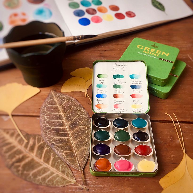 Paleta botánica Green mini  3