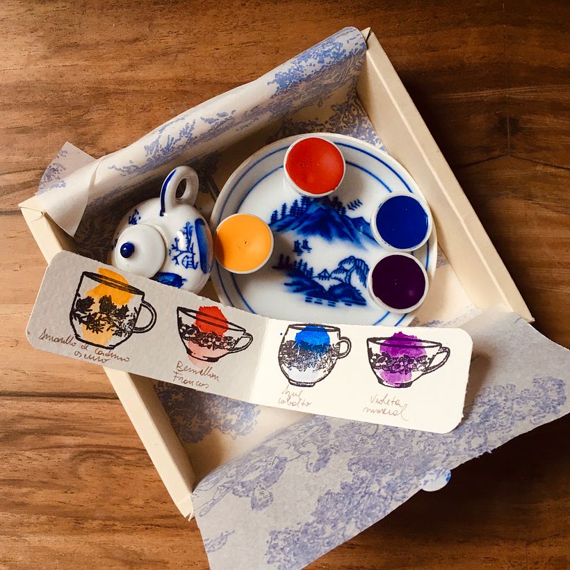 Sellos especiales para la carta de color