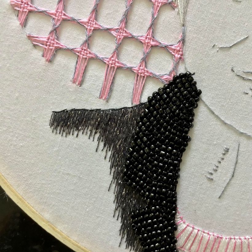 My project for course: Creation of Embroidered Portraits 4