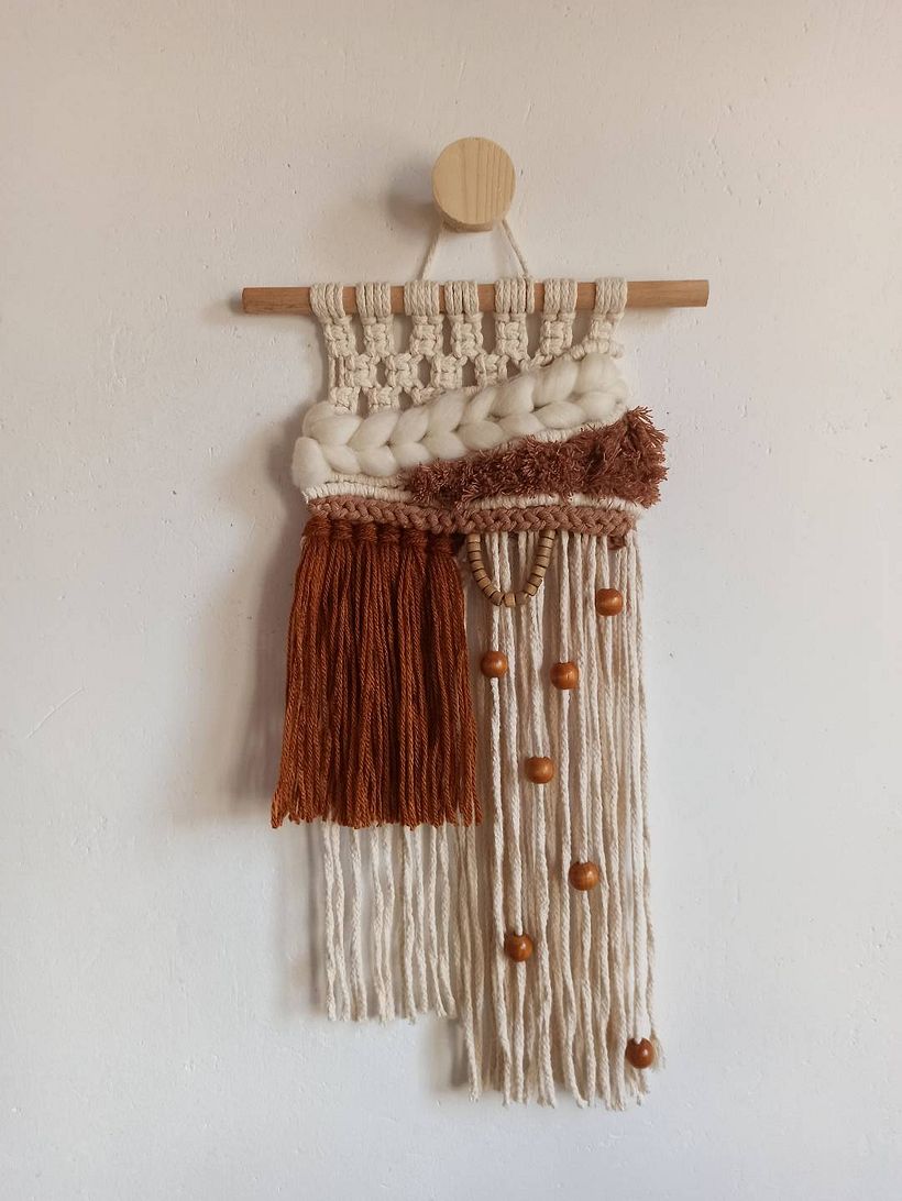 Meu projeto do curso: Macraweave: combine macramê com técnicas de tear 1