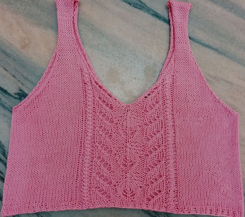 My project for course: The Secrets of Flat and Circular Knitting - Stricken