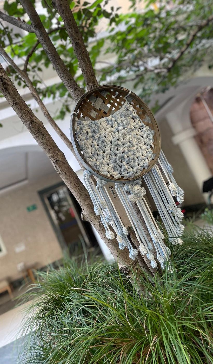 Bubble Basket Macrame