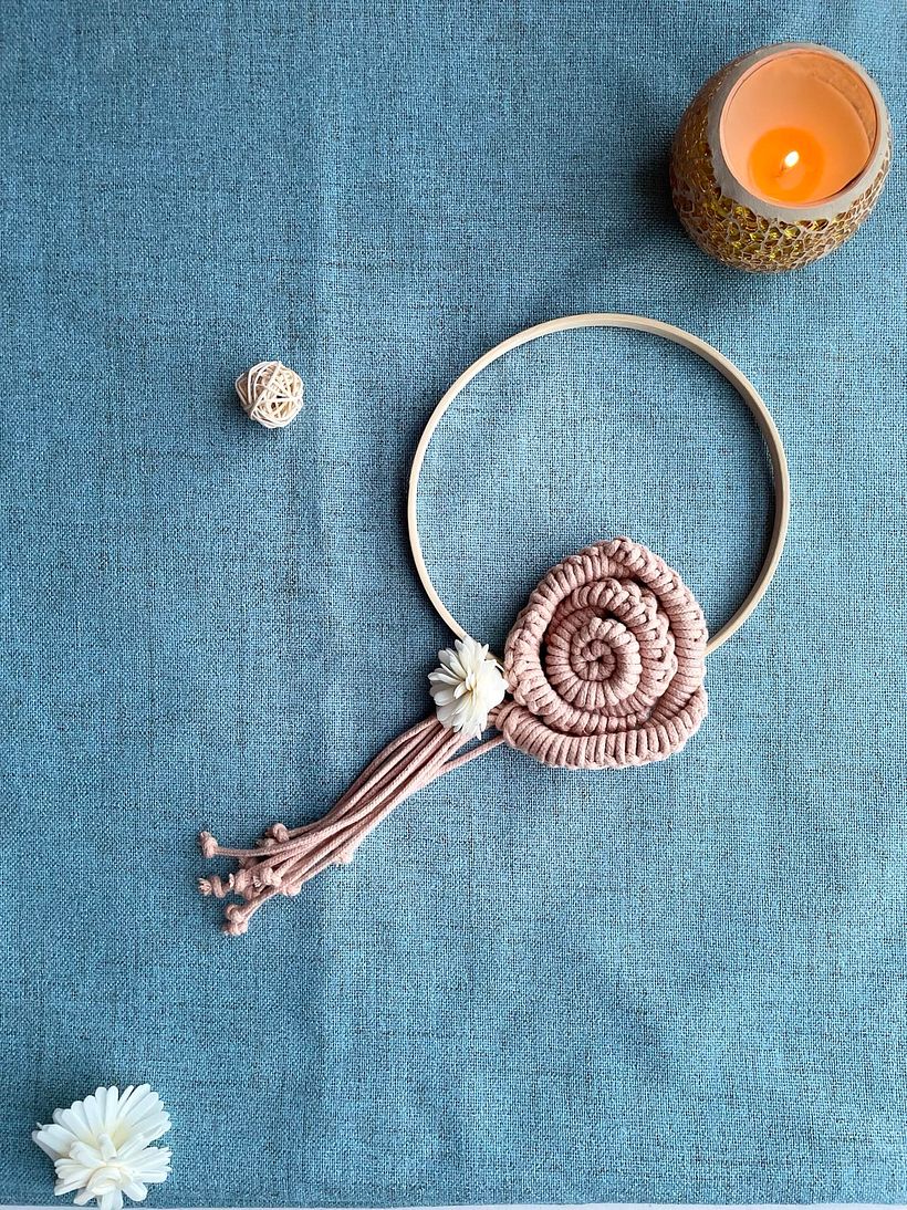A Floral Macrame 
