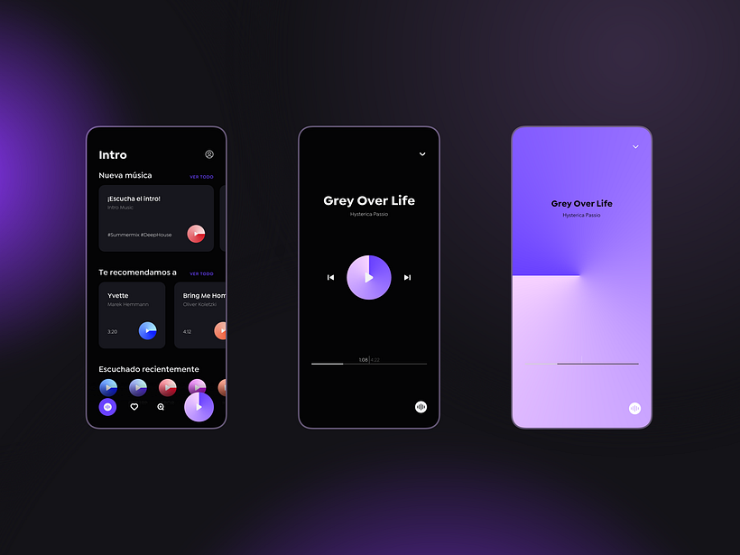 INTRO : Concepto de interfaz para el curso en Domestika UI Kits con Sketch 3
