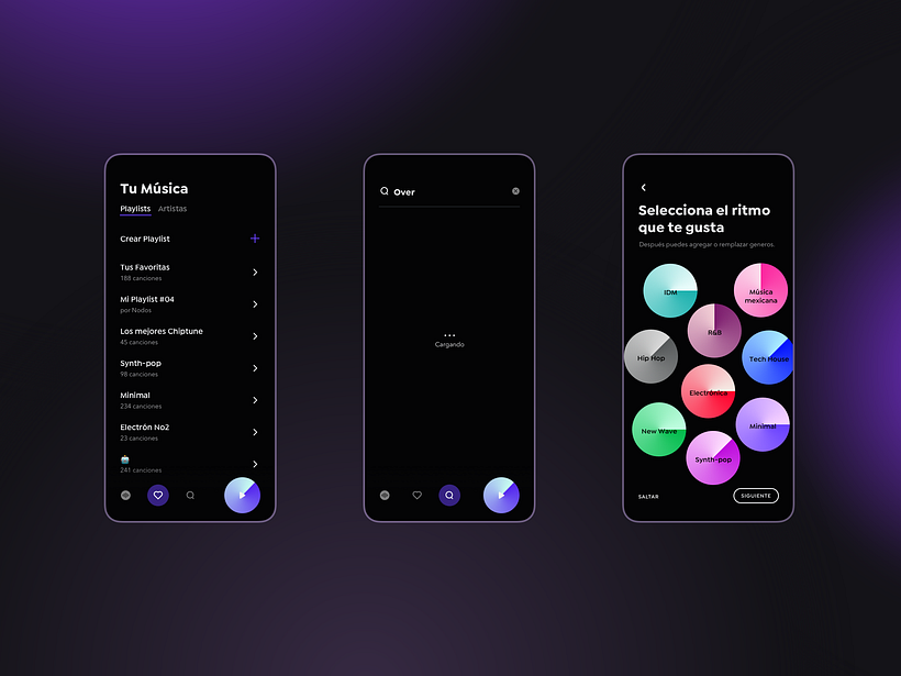 INTRO : Concepto de interfaz para el curso en Domestika UI Kits con Sketch 4
