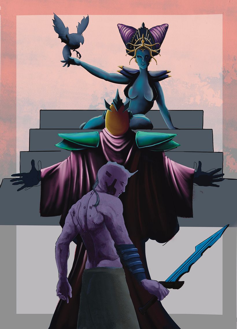 My project for course: Sci-fi and Fantasy Illustration in Procreate 5