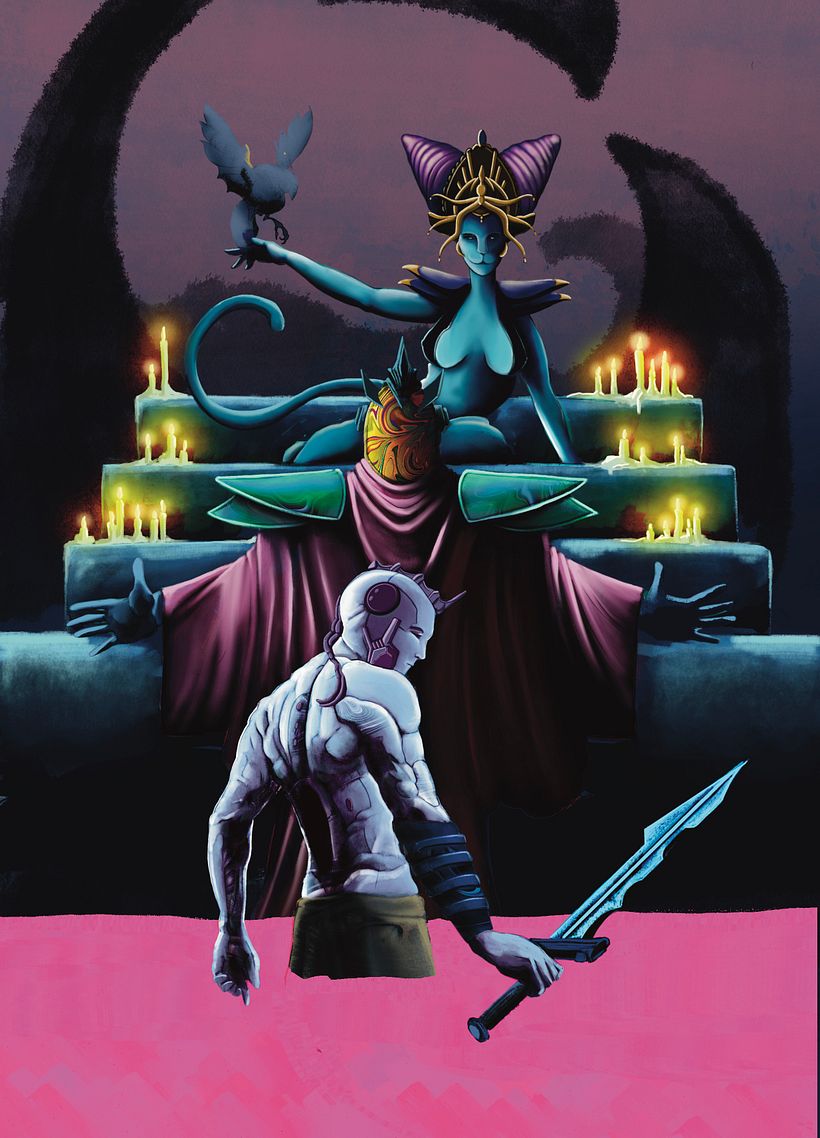 My project for course: Sci-fi and Fantasy Illustration in Procreate 6