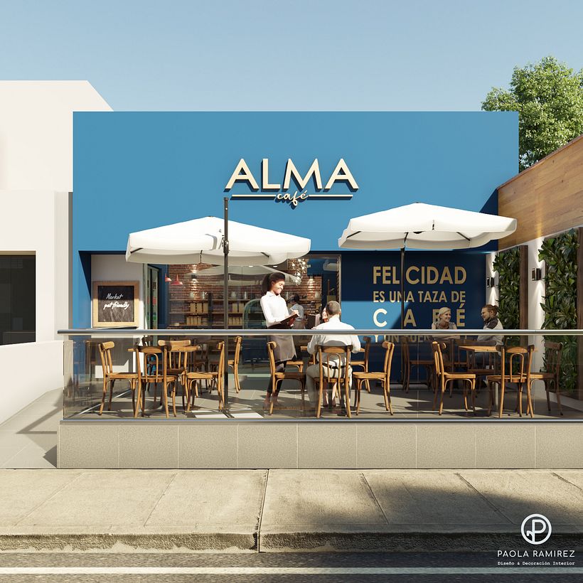 Terraza del cafe 
