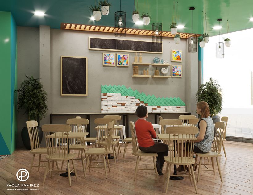Salón y texturas
