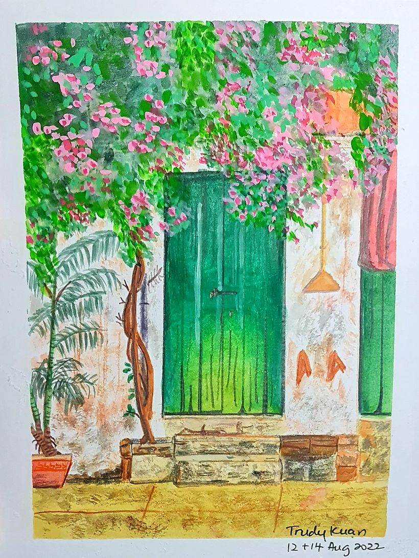 A Quiet Doorway - 2nd painting