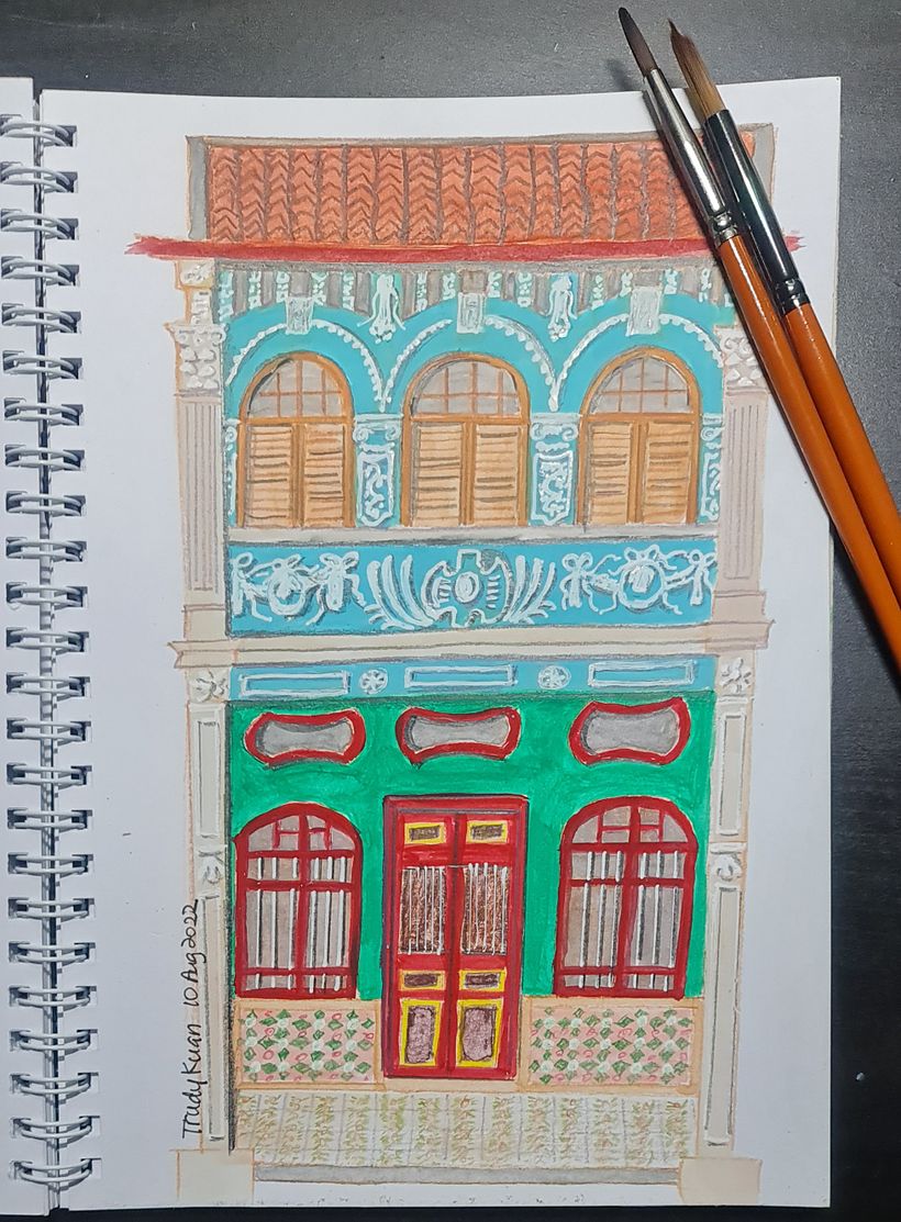 Asian Shop House - my first after ds course