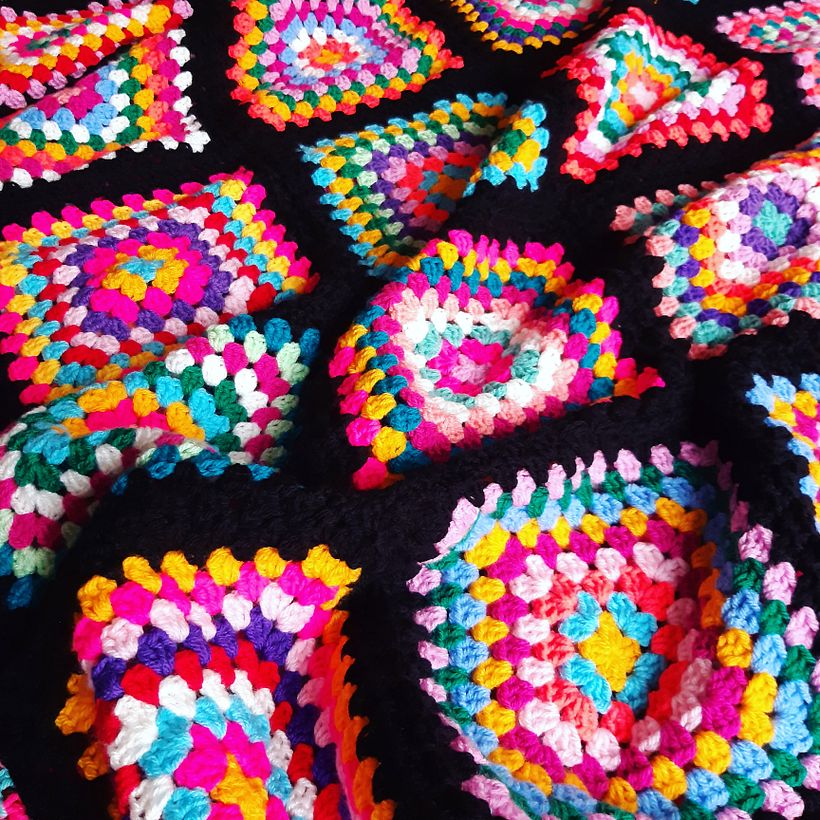 Die klassische Granny-Squares-Decke 3