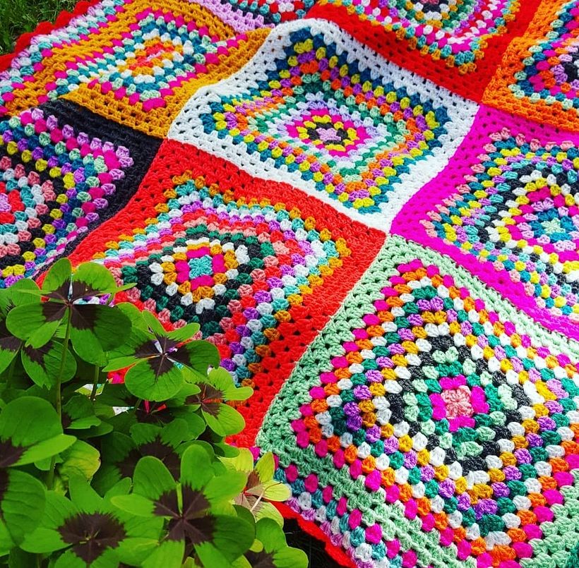Die klassische Granny-Squares-Decke 5