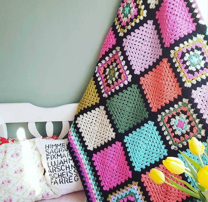 Die klassische Granny-Squares-Decke 6
