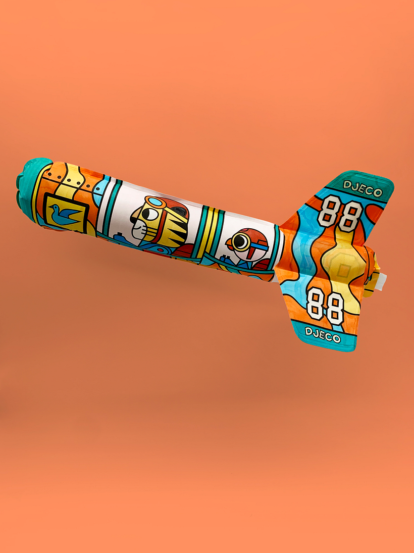 Do It Yourself! Colour and Inflate Rockets Activity Game 1