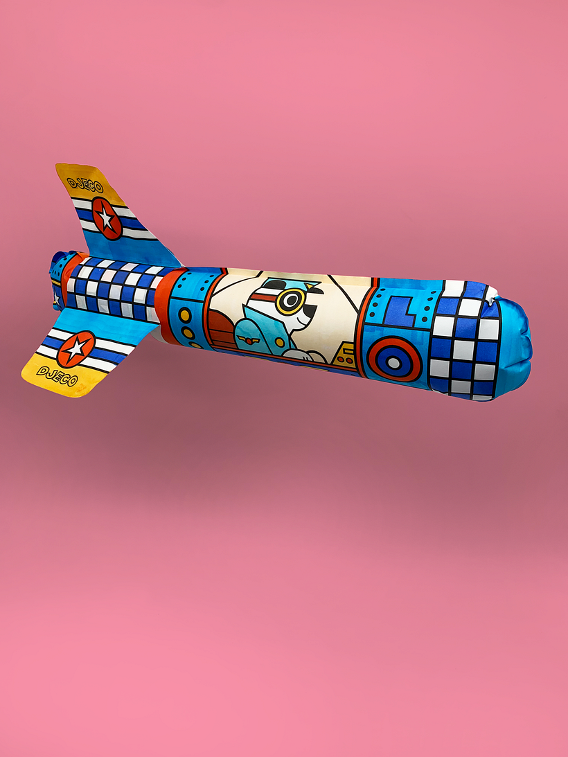 Do It Yourself! Colour and Inflate Rockets Activity Game 3