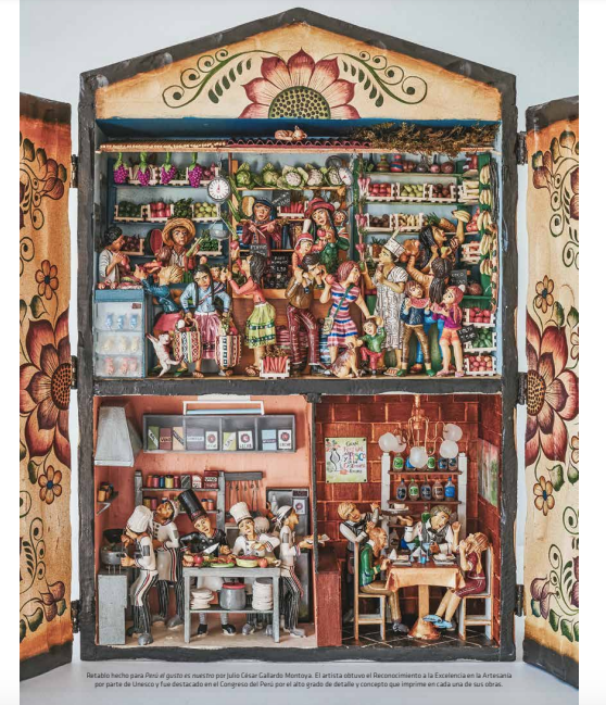 Retablo ayacuchano de apertura primer capítulo