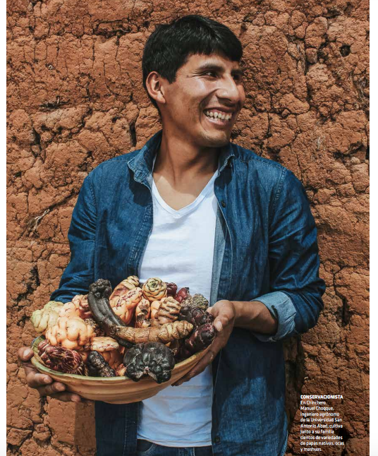 Manuel Choqque, guardián de semillas de papas nativas