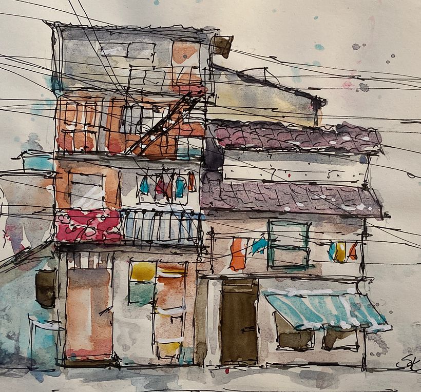 My project for course: Expressive Architectural Sketching with Colored Markers 2