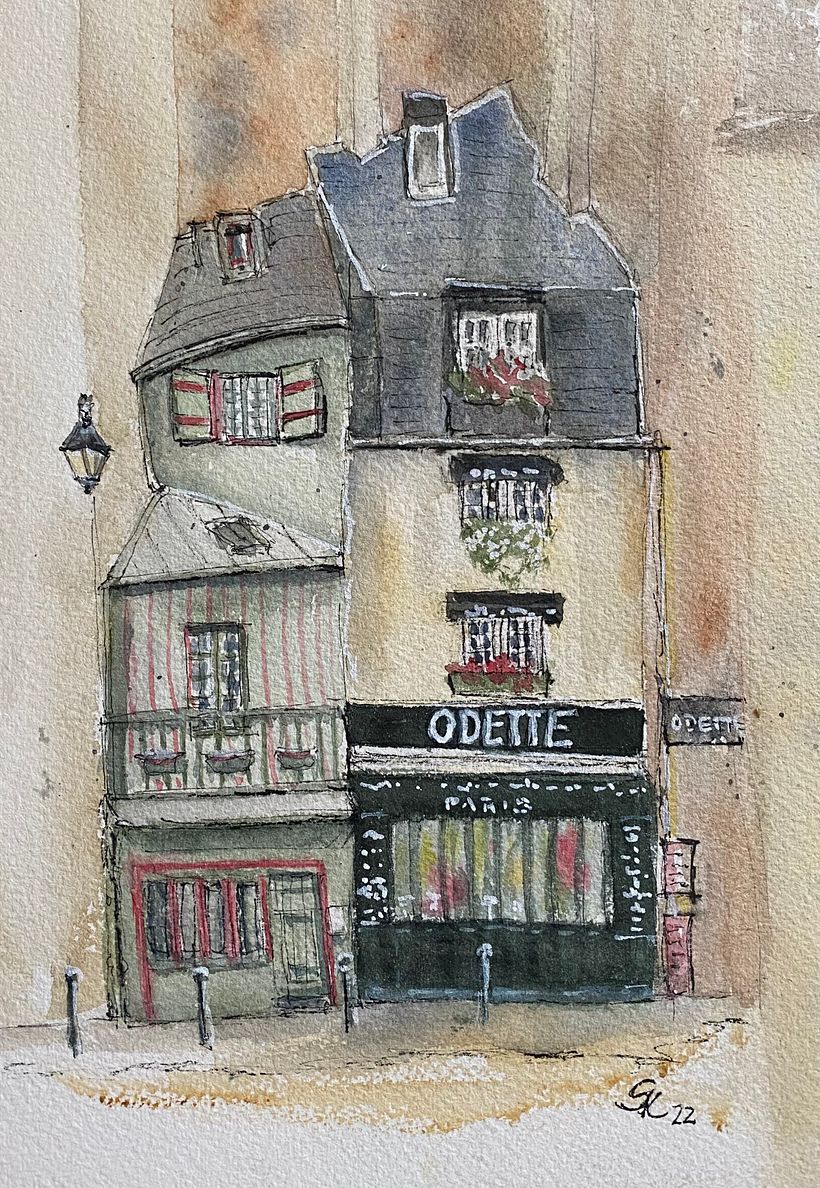 My project for course: Expressive Architectural Sketching with Colored Markers 4