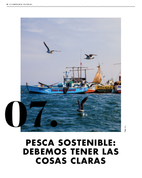 Publicación quincenal Siete sobre sostenibilidad, mar y cocina en formato impreso 3