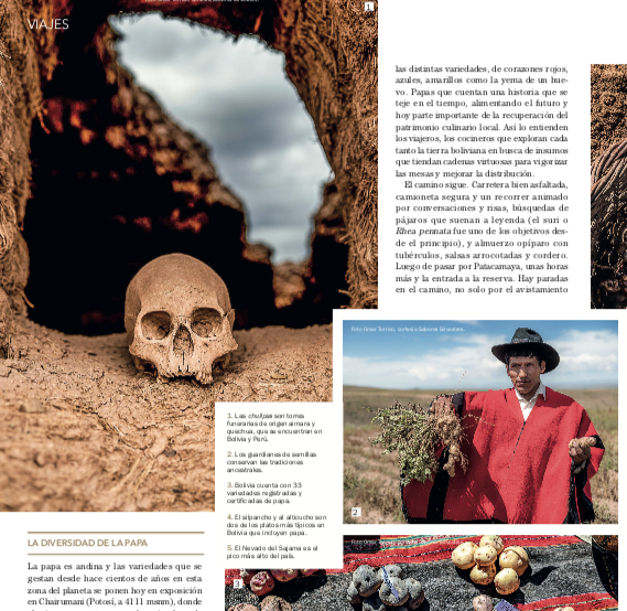 Recorrido por el Altiplano boliviano publicado en la revista Diners Colombia 2