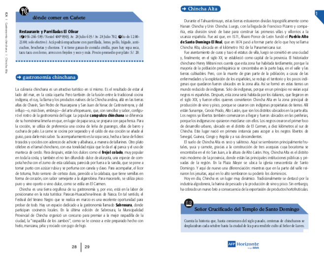 Levantamiento de datos, investigación y redacción de guías de viaje por el Perú de Rafo León 1