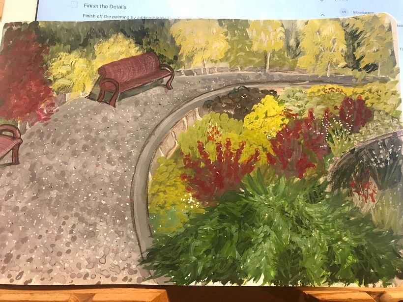 My project for course: Gouache Techniques for Sketchbook Illustration 2