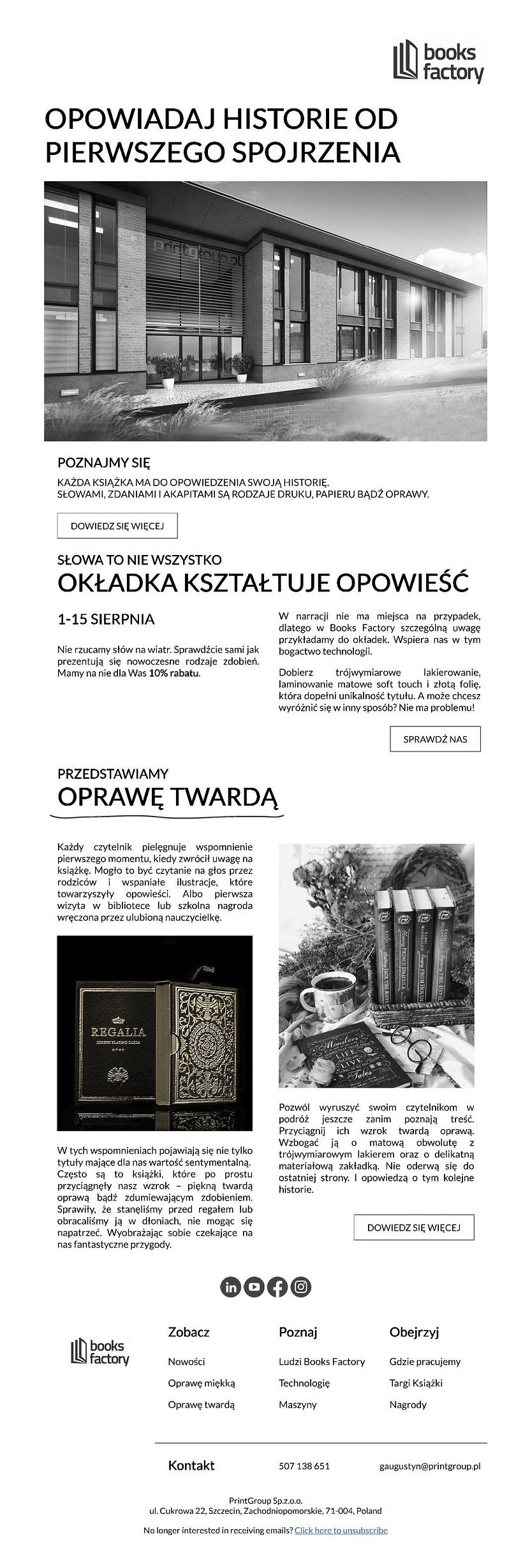 Testowy marketing dla Print Group Sp. z.o.o.