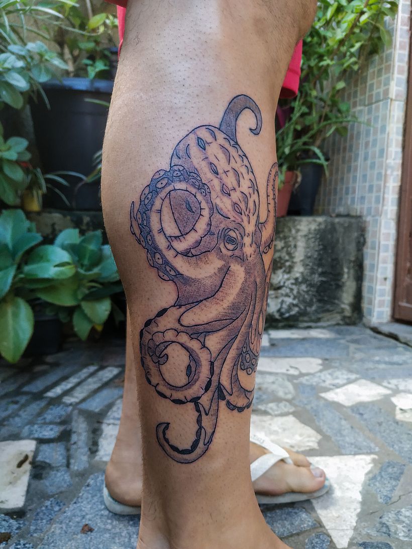 Meu projeto do curso: Técnicas de tatuagem Blackwork com fineline  2