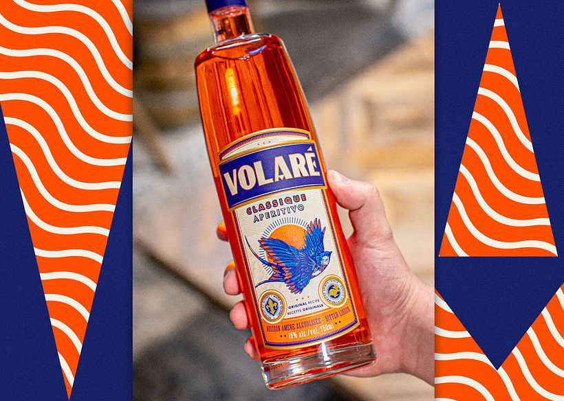 VOLARÉ - BITTER LIQUOR CLASSIQUE OF @brimrosespirits 🇨🇦🍹 - Design
