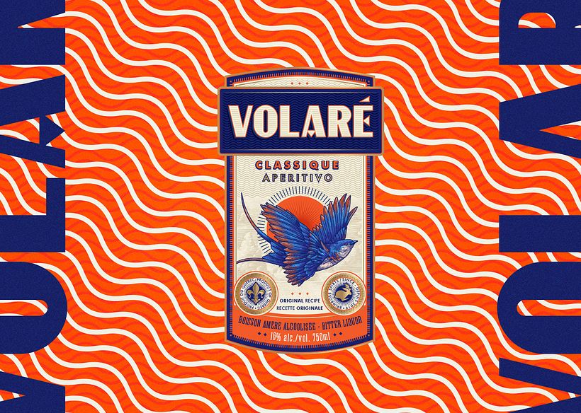 VOLARÉ - BITTER LIQUOR CLASSIQUE OF @brimrosespirits 🇨🇦🍹 - Design