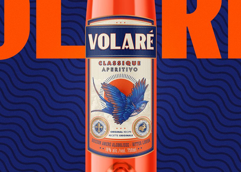 VOLARÉ - BITTER LIQUOR CLASSIQUE OF @brimrosespirits 🇨🇦🍹 - Design