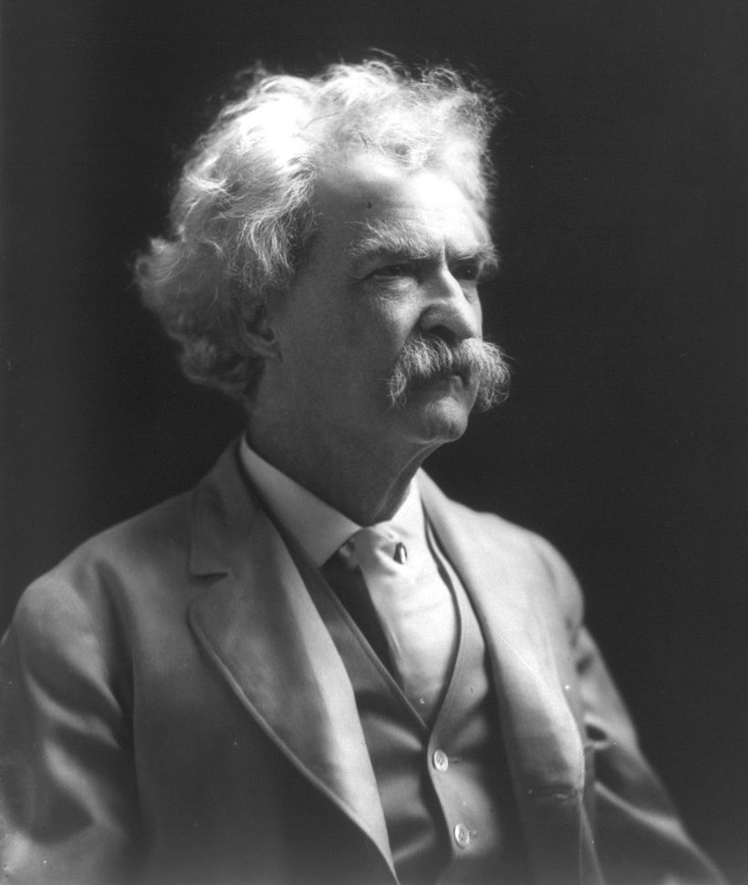 Fotografie von Mark Twain (1907)