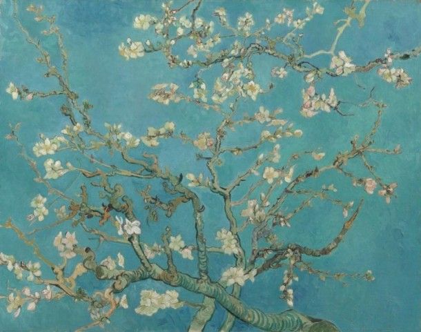 Mandelblüte, Vincent van Gogh (1890). Van Gogh Museum, Amsterdam (Vincent van Gogh Stiftung)