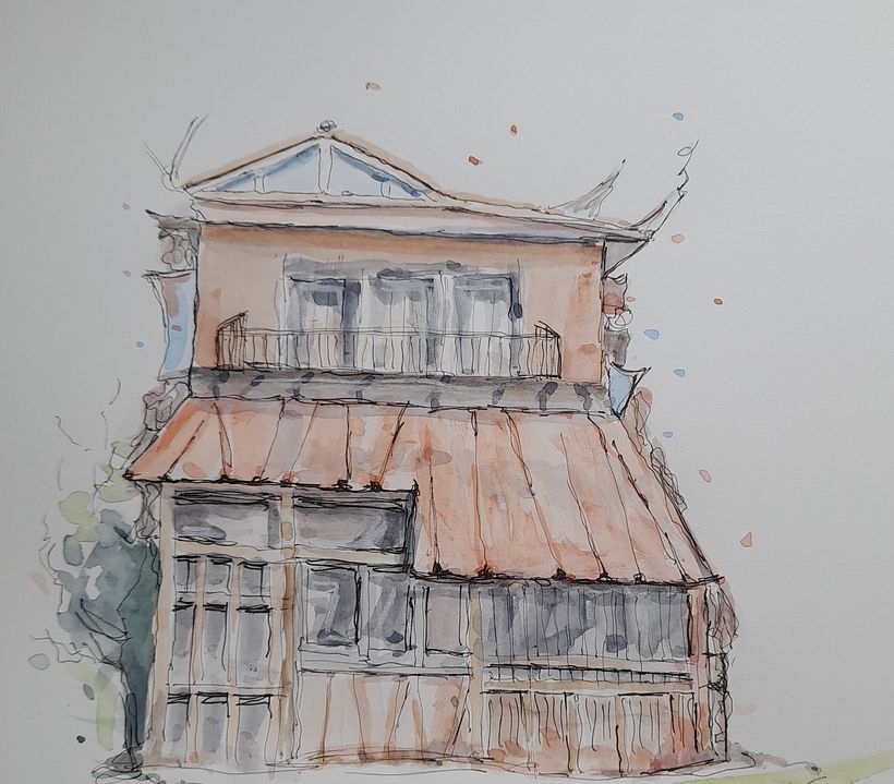 My project for course: Expressive Architectural Sketching with Colored Markers 1
