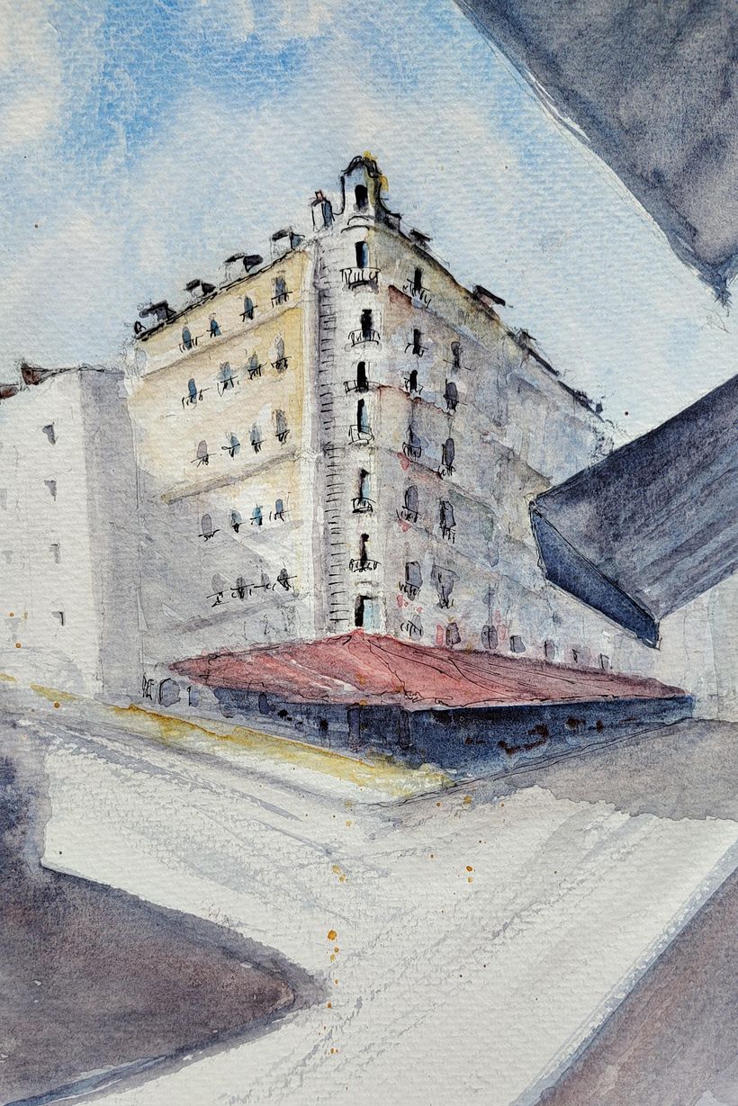 My project for course: Architectural Sketching with Watercolor and Ink 1