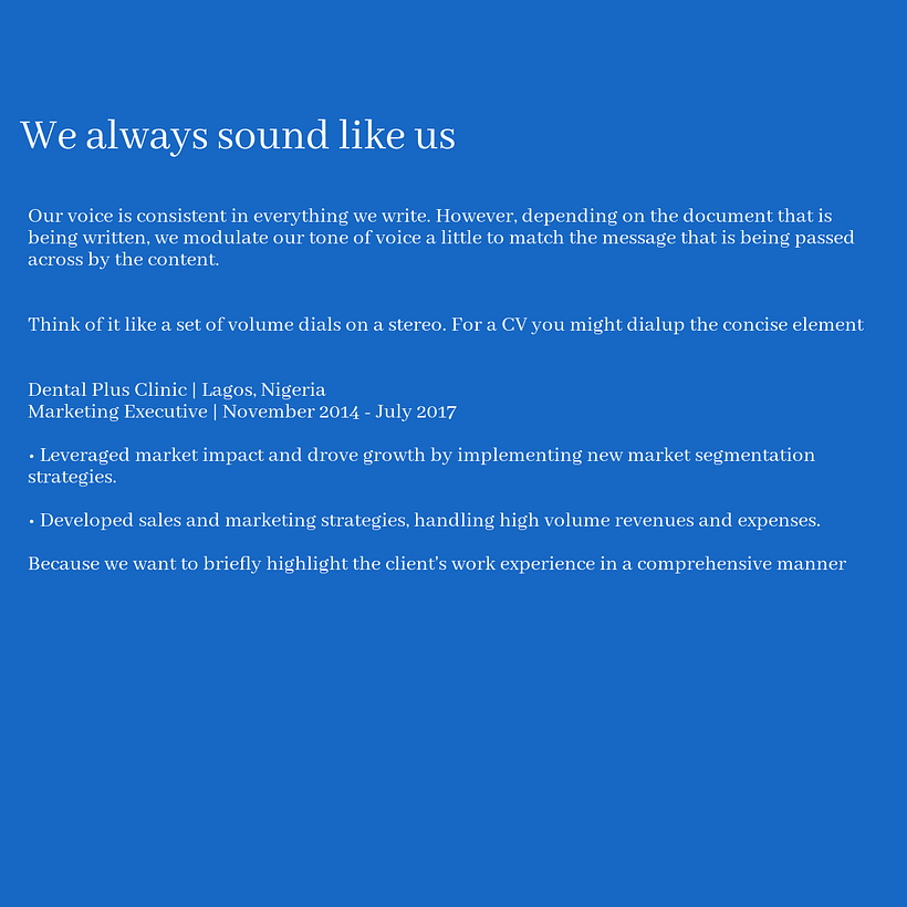 My project for course: Tone of Voice in Copywriting for Brands 17